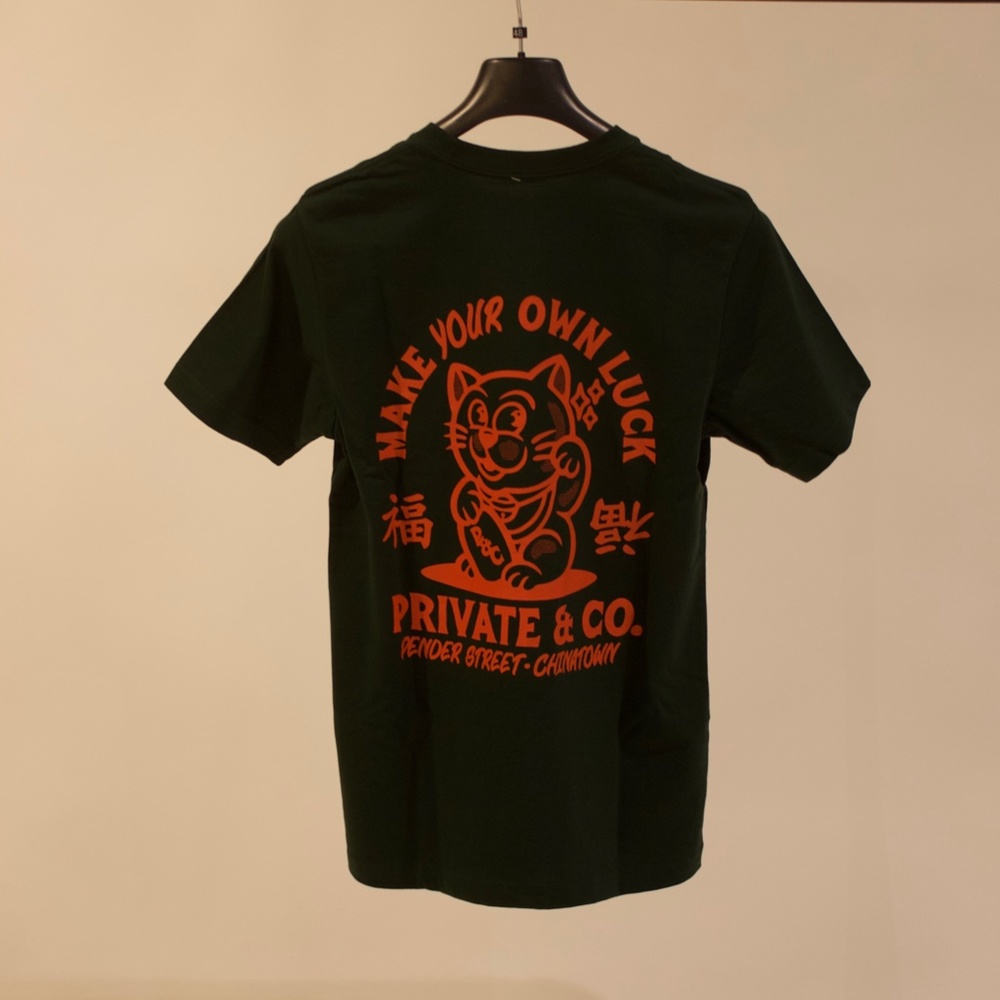 Private & Co. Front Logo T-Shirt - Green